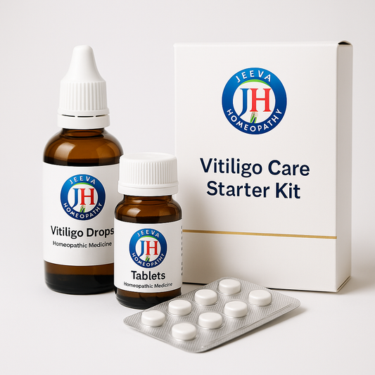 Vitiligo Starter Kit 1 Month – Jeeva Homeopathy